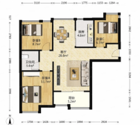 万科租售力荐好房 开窗赏园景 凯德M3立新 万科城经典3居